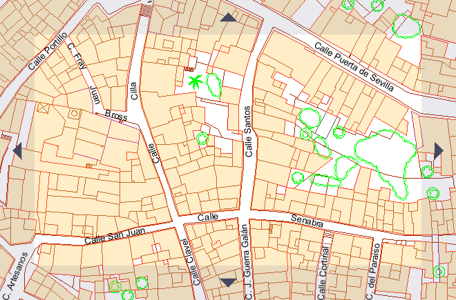 Sección E3 del plano de Aroche